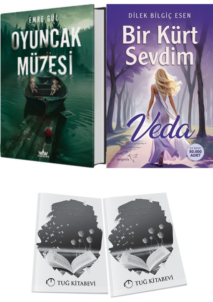 Bir Kürt Sevdim Veda ve Guardian Oyuncak Müzesi Ciltli Emre Gül 2li Set + Hediyeli