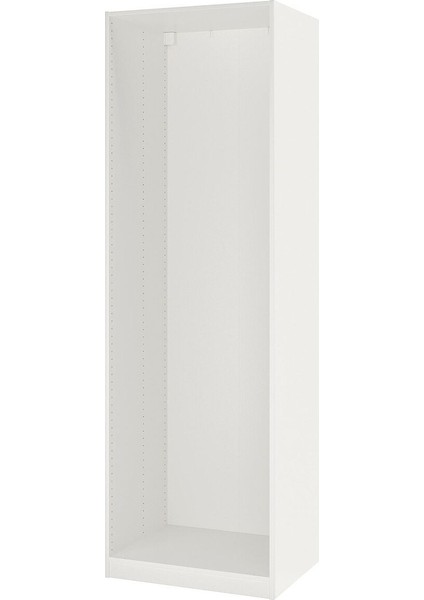 Gardırop Iskeleti, Beyaz, 75X58X236 cm
