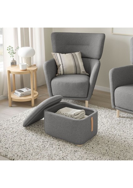 Saklama Gözlü Puf, Tibbleby Bej-Gri fiyatları