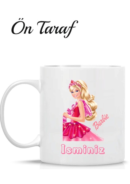 Barbie Temalı Kişiye Özel Kupa Bardak