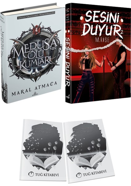 Sesini Duyur 2 Ciltli ve Medusanın Ölü Kumları 4 Ciltli Maral Atmaca 2li Set + Hediyeli