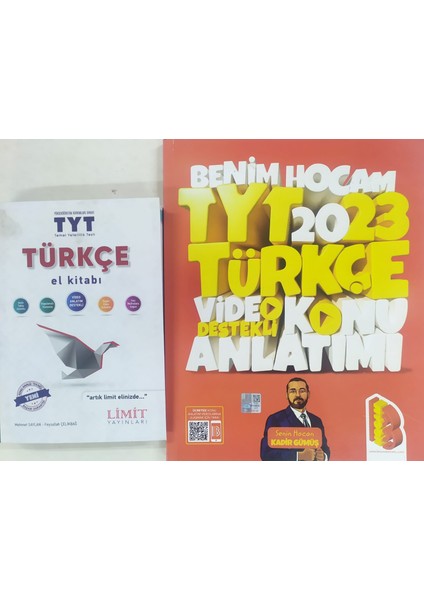 Limit Yayınları Tyt Türkçe El Kitabı+Benim Hocam Tyt Türkçe Konu Anlatımı