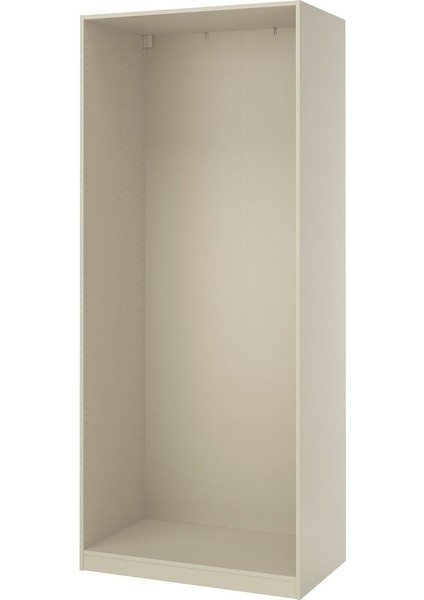 Gardırop Iskeleti, Bej, 100X58X236 cm