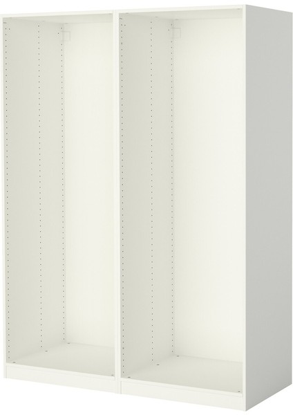Gardırop Iskeleti, Beyaz, 150X58X201 cm
