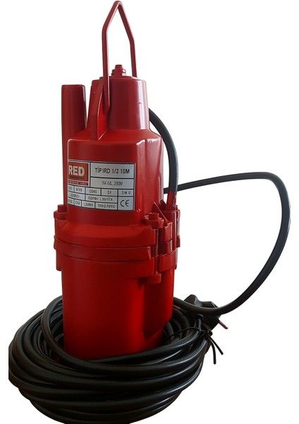 Rd 1/2 10 Metre Kablolu 220 Watt 220 Volt Elektromanyetik Titreşimli Vibrasyon Dalgıç Pompa fiyatları