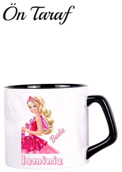 Barbie Temalı Kişiye Özel Kupa Bardak-Afilli