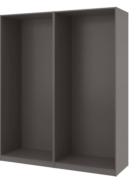 Gardırop Iskeleti, Koyu Gri, 200X58X236 cm