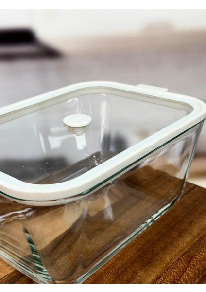 Arow Fruta Cam Vakumlu Saklama Kabı 1400 ml