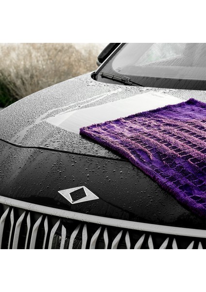 Mamba Çift Kat Hybrid Twisted Pile Mikrofiber Oto Kurulama Havlusu 50×70CM 1000GSM – Mor fırsatları