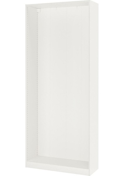Gardırop Iskeleti, Beyaz, 100X35X236 cm