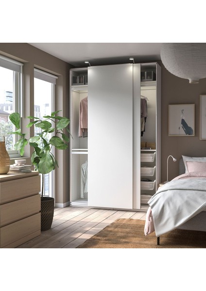 Gardırop Iskeleti, Beyaz, 100X35X236 cm modelleri