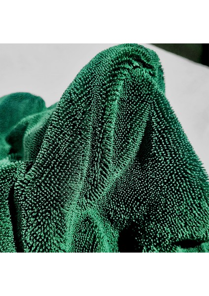Beast Çift Kat Twisted Pile Mikrofiber Oto Kurulama Havlusu 60×90CM 1200GSM – Koyu Yeşil fiyatları
