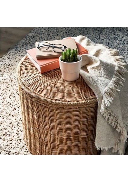 Saklama Gözlü Puf, Rattan, El Yapımı modelleri