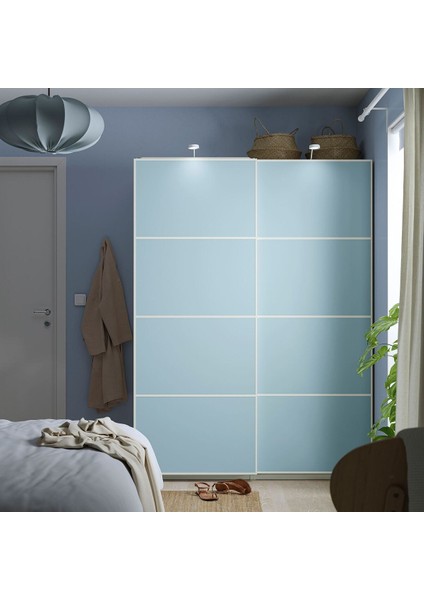 Sürgü Kapak Paneli, Açık Mavi-Açık Yeşil, 75X201 cm fiyatları