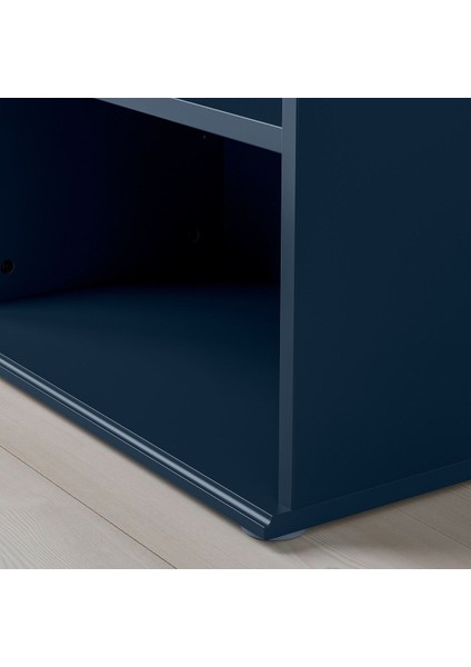 Büfe, Mavi-Siyah, 120X38X90 cm fırsatları