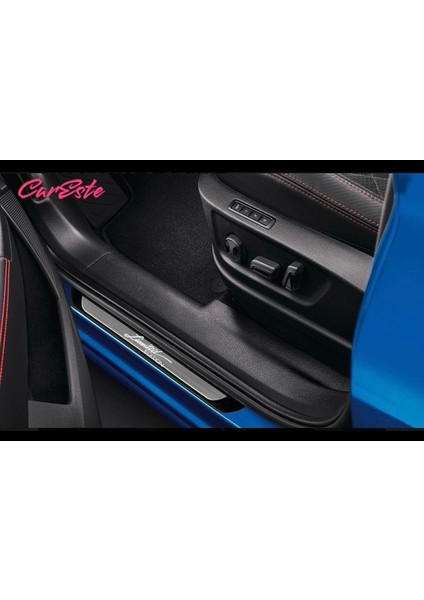 Ford Fiesta 6 Limited Edition Yazılı Old Krom Kapı Eşik Koruyusucu 4prç.
