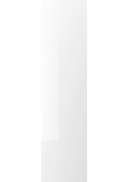 Gardırop Kapağı, Parlak Beyaz, 50X195 cm