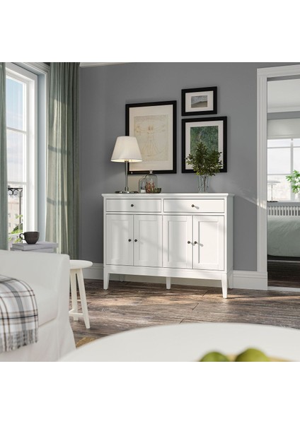 Konsol, Beyaz, 124X50X95 cm fiyatları
