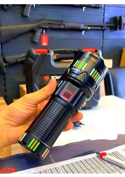 Avcı El Feneri PD-12800 Su Geçirmez 45 Watt 4500 Lümen Güçlü LED Şarjlı fiyatları