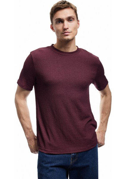 Yeni Sezon Bisiklet Yaka Regular Fit Kısa Kollu Basic Tişört fiyatları