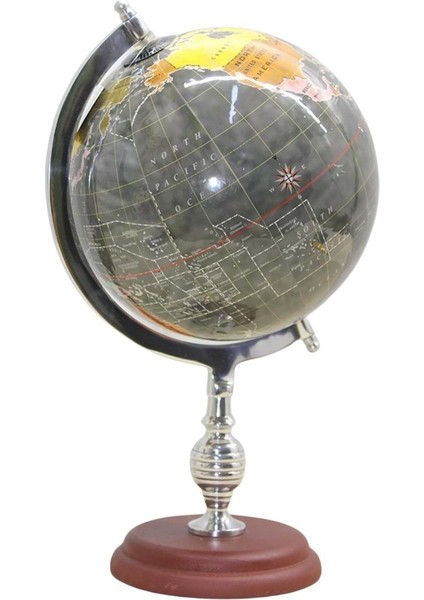 Dünya Küre Stantlı Dekoratif Döner World Globe SL318-B 38CM