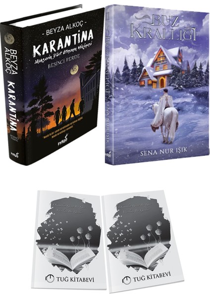 Buz Krallığı 2 Ciltli ve Karantina 5 Ciltli Beyza Alkoç 2li Set + Hediyeli