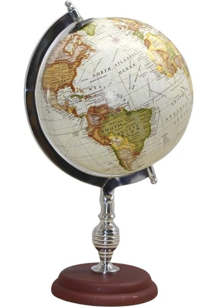 Dünya Küre Stantlı Dekoratif Döner World Globe SL318-A 38CM