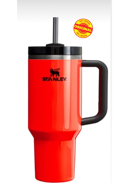 Quencher Pipetli Termos Bardak 1.18 Lt Neon ( Ömür Boyu Garanti )