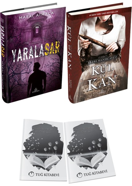 Kül ve Kan Ciltli ve Ephesus Yayınları Yaralasar 3 Ciltli Maral Atmaca 2li Set + Hediyeli