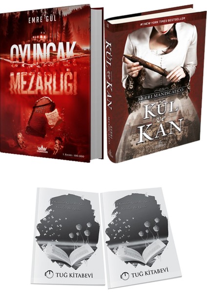 Kül ve Kan Ciltli ve Guardian Oyuncak Mezarlığı Ciltli Emre Gül 2li Set + Hediyeli