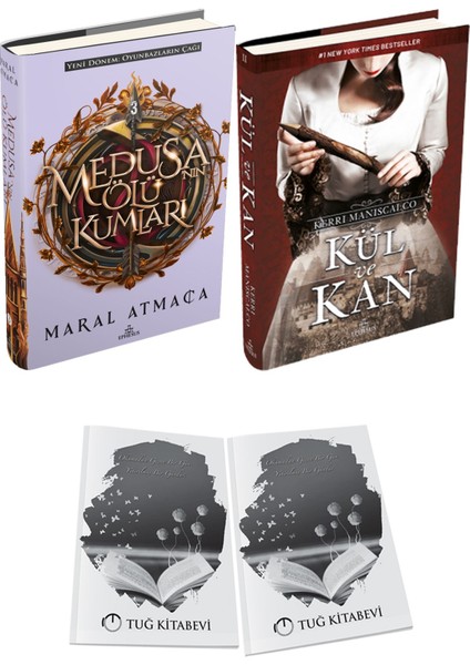 Kül ve Kan Ciltli ve Medusanın Ölü Kumları 3 Ciltli Maral Atmaca 2li Set + Hediyeli
