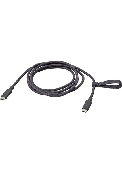 Usb-C - Usb-C Kablo, Koyu Gri, 1.5 M