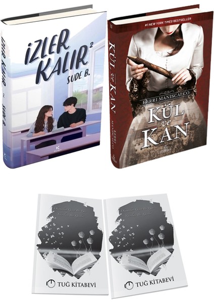 Kül ve Kan Ciltli ve Izler Kalır 2 Ciltli Sude B. 2li Set + Hediyeli