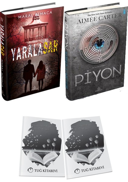 Piyon Ciltli ve Ephesus Yayınları Yaralasar 4 Ciltli Maral Atmaca 2li Set + Hediyeli