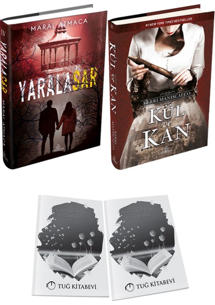 Kül ve Kan Ciltli ve Ephesus Yayınları Yaralasar 4 Ciltli Maral Atmaca 2li Set + Hediyeli