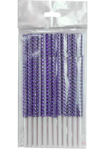 Mor Taş Şeritli Pop Cake Çubuğu, 12 Adet Paketli Lezzetli Atıştırmalık