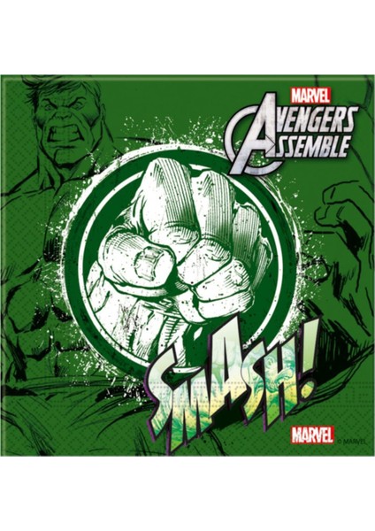 Beyaz Kağıt Peçete Hulk 33X33CM, 20'li Paket, 30'luk Koli