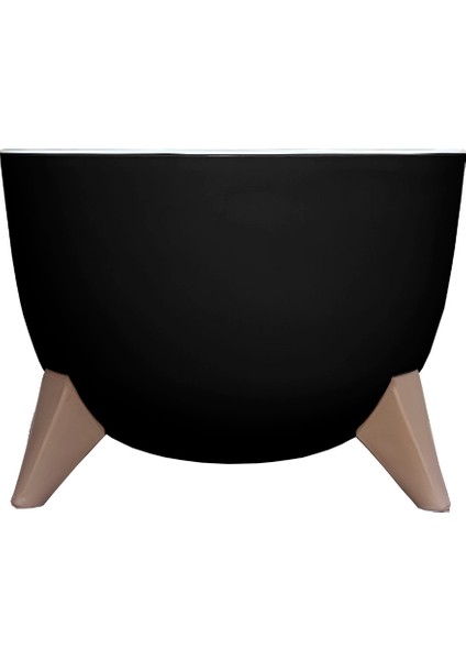 2li Küre Saksı Seti 2 Boy Ayaklı Süzgeçli Plastik Çiçek Saksısı Set modelleri