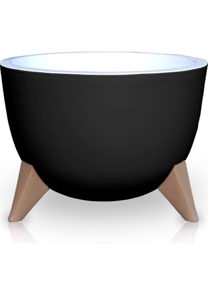 2li Küre Saksı Seti 2 Boy Ayaklı Süzgeçli Plastik Çiçek Saksısı Set fırsatları