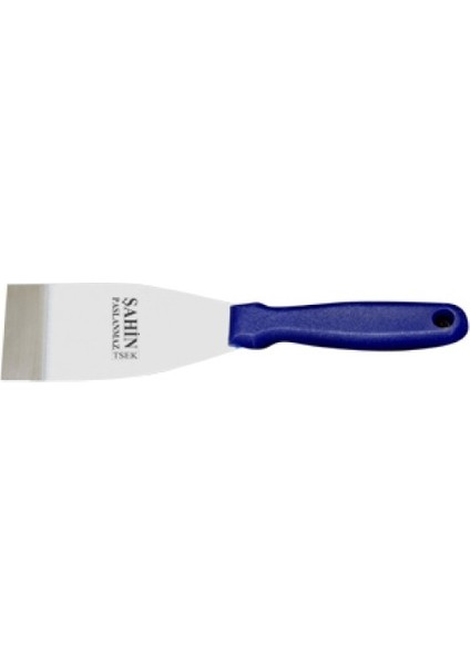 Şahin Bursa Paslanmaz Gıda Spatulası No:1, 5 cm - Plastik Sap