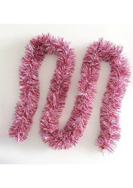 Simli Renkli Parti Süsü 2 Metre Pembe, Eğlenceye Renk Kat! fiyatları