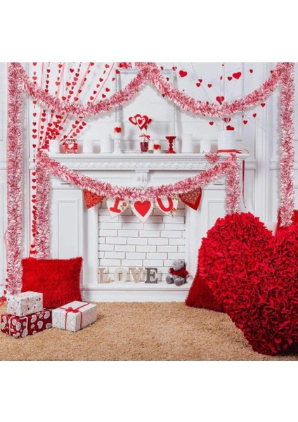 Simli Renkli Parti Süsü 2 Metre Pembe, Eğlenceye Renk Kat! modelleri