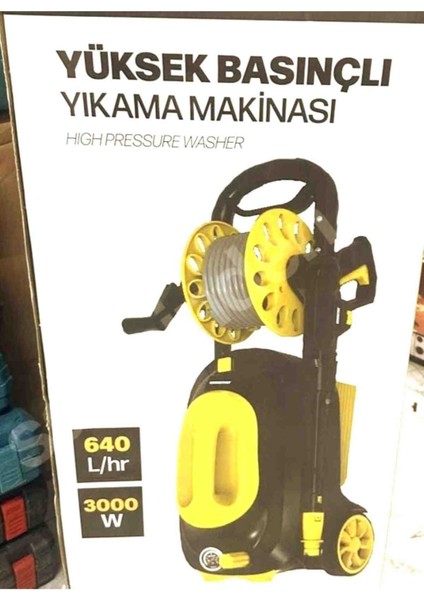 Elektrikli Yüksek Basınçlı Yıkama Makinesi Ev Tipi Oto Araba Yıkama Su Tabancası Halı