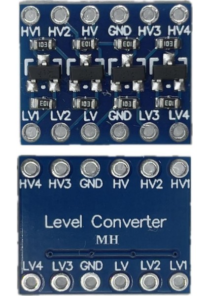 4 Kanal Lojik Gerilim Seviye Dönüştürücü 3.3V - 5V