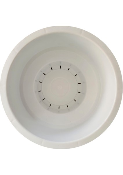 5 Litre Ayaklı Küre Saksı 25cm Delikli Süzgeçli Drenajlı Plastik Çiçek Saksısı fırsatları