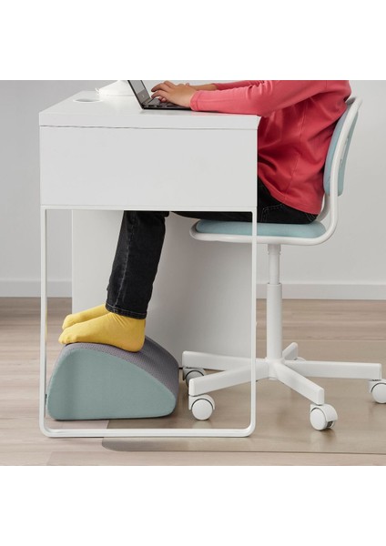 Çok Fonksiyonlu Ergonomik Ayak Desteği, Gri-Yeşil, 38X32 cm fiyatları