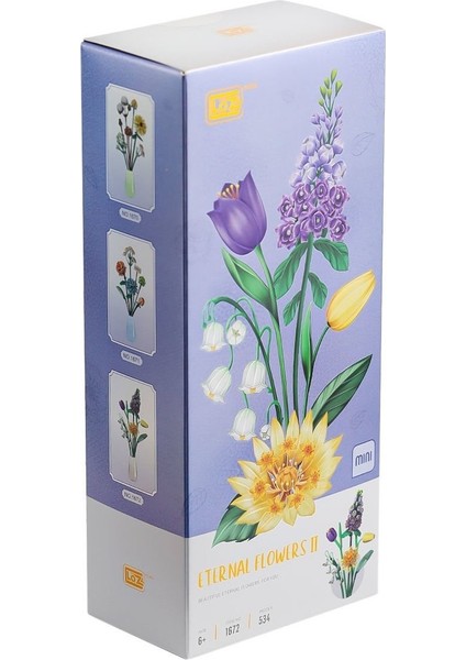 LZ1672 Loz Çiçek Blok Seti 534 Parça-Vagon Life