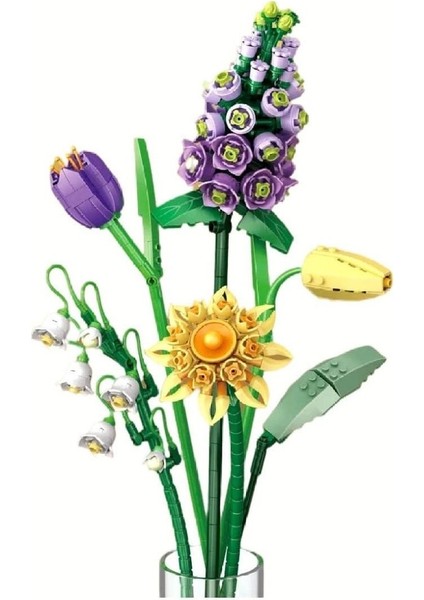 LZ1672 Loz Çiçek Blok Seti 534 Parça-Vagon Life fiyatları