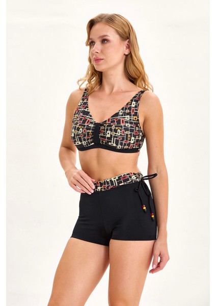 Argento 1196-2062 Nadide Bikini Takımı - Desenli - 42