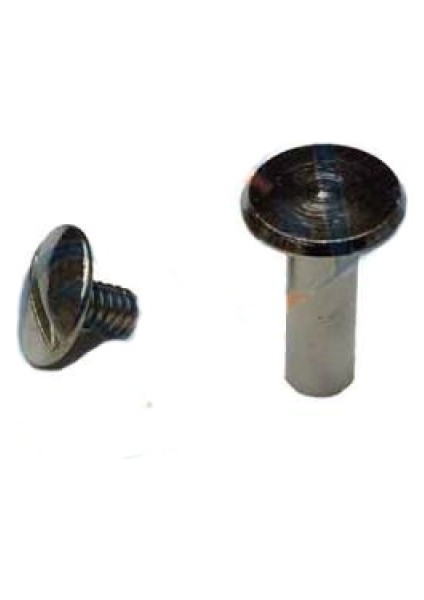 Cilt Menü, Katalog, Kartela Vidası, 13MM - Nikel, 100 Adet